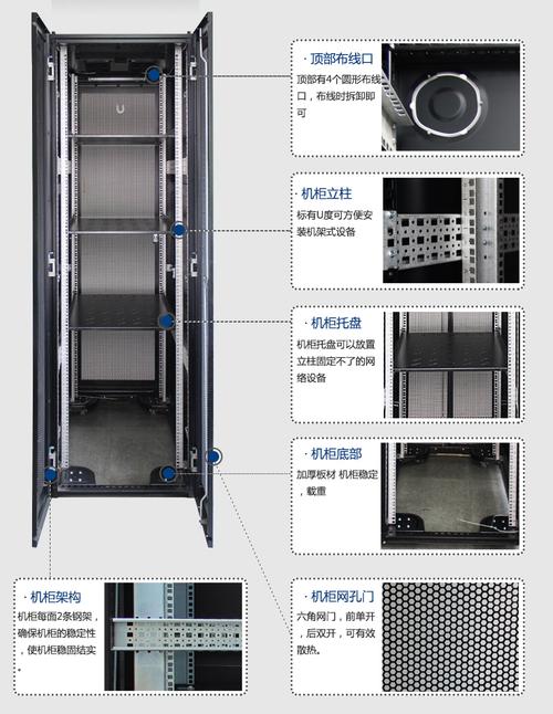 大唐保镖A76042网络机柜 2米42U服务器机柜，600宽1000深，监控与网络技术服务优选